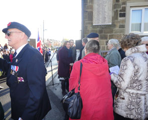 Photo 7  - 2016 Normanby Remembrance Day - 
We Gather for the Service